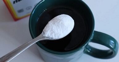 Prendre du soda vers l'intérieur pour augmenter un membre