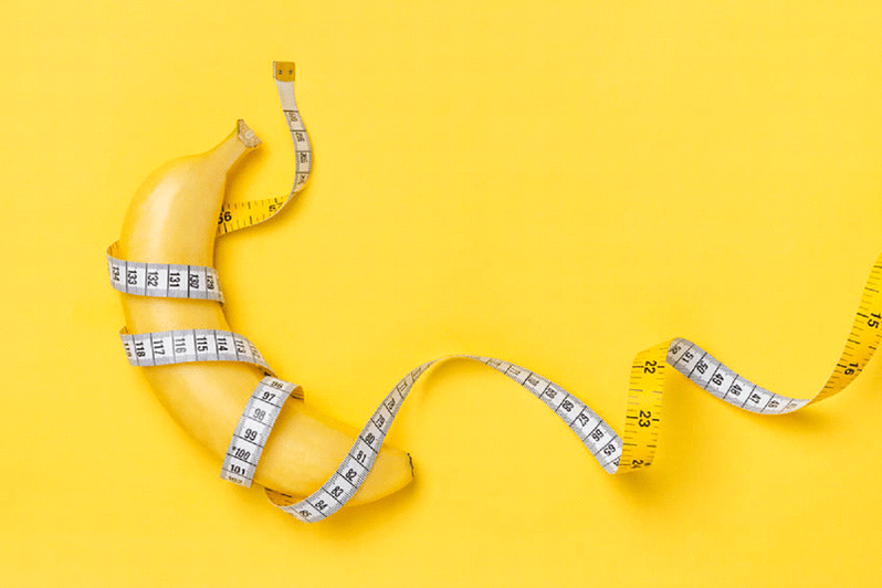 La taille moyenne du pénis est en érection - 13,12 cm